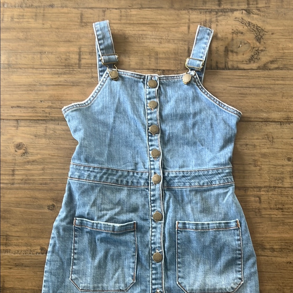 Kids Denim Jumper Dress